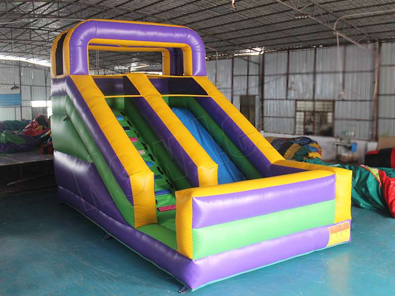 backyard inflatable slide