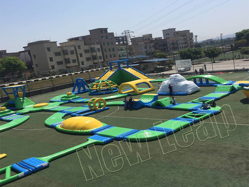 Summer inflatable water park