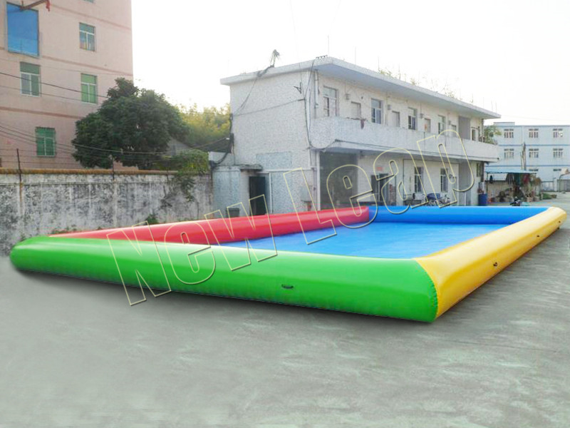 colorful inflatable water pool