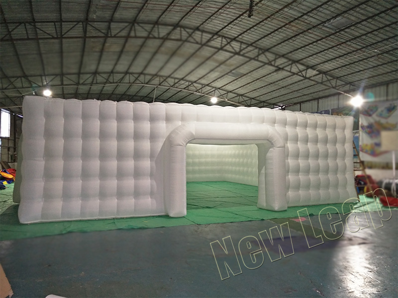 Inflatable white wedding tent