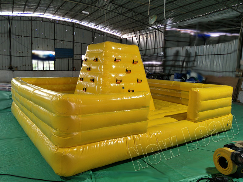 small inflatable climbing wall