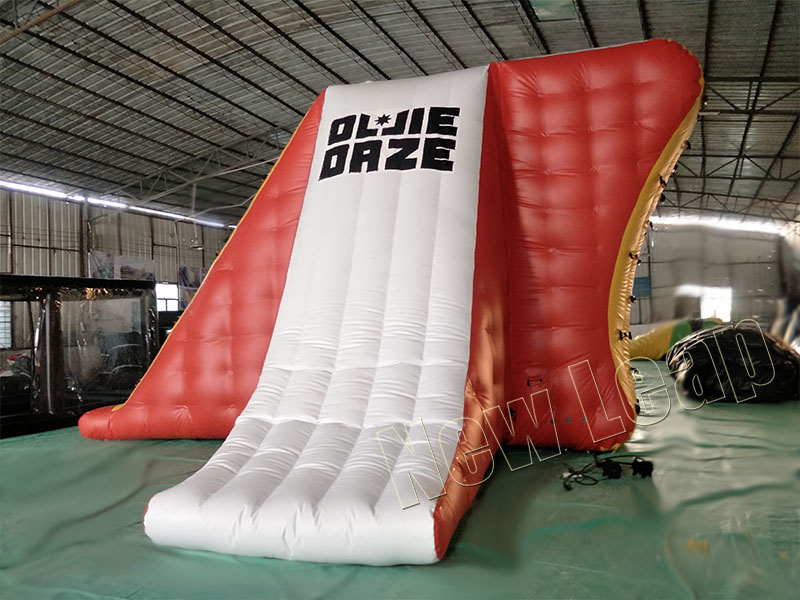 floating inflatable water slide