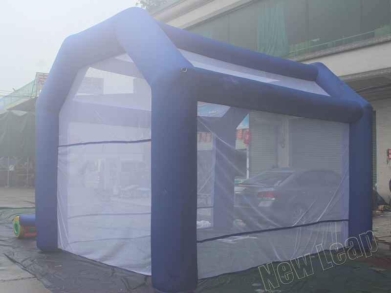 Inflatable trade show tent