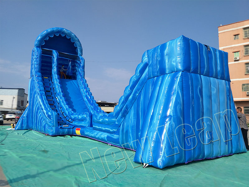 giant inflatable zip line game