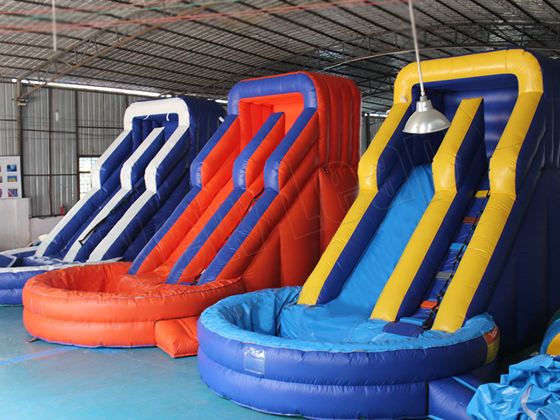 small inflatable water slide