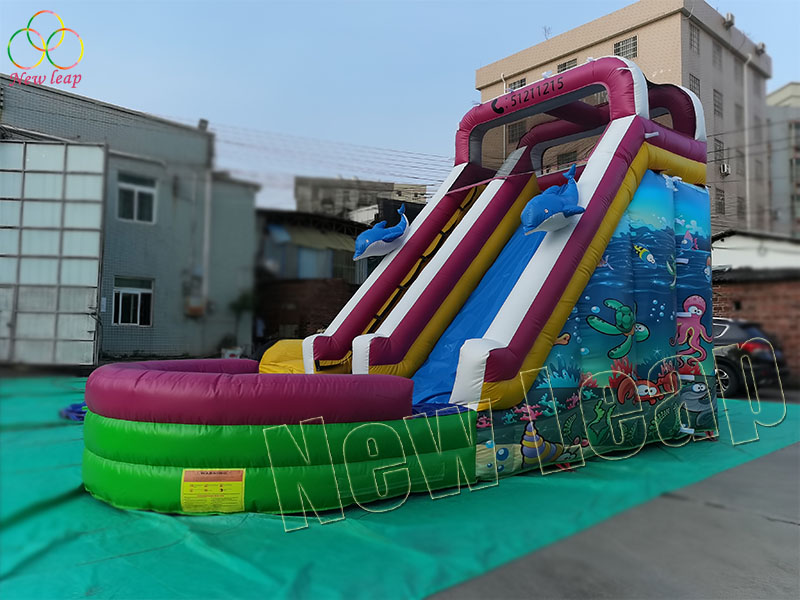 inflatable water slip slide