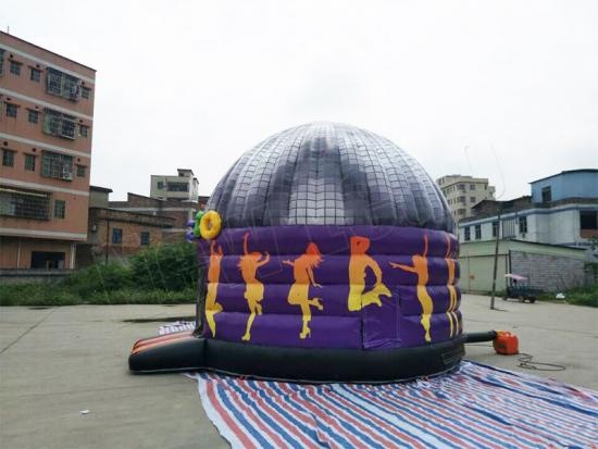 cúpula inflable de discoteca