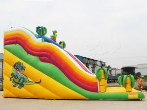 palm tree inflatable slide