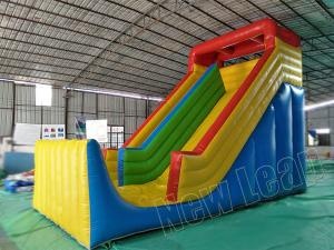 single lane inflatable slide