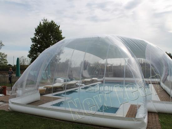 cúpula inflable para piscina