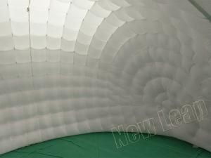Inflatable shell tent