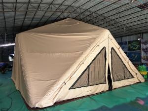 Inflatable camping tent
