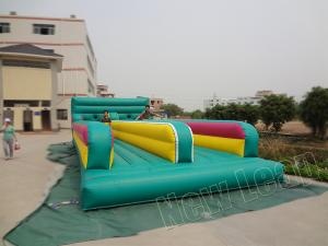 inflatable dual lane bungee run