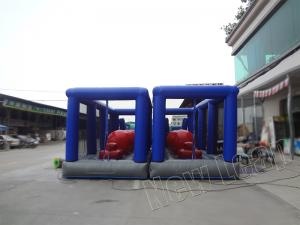 Inflatable obstacle course game