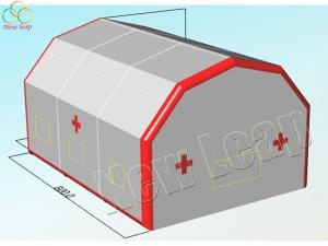 Inflatable medical tent