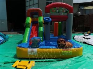 inflatable bounce combo water pool