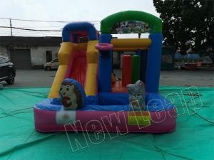 inflatable bouncy house combo water pool