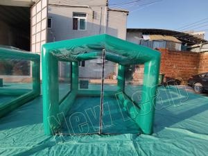 Inflatable plant tent for backyard