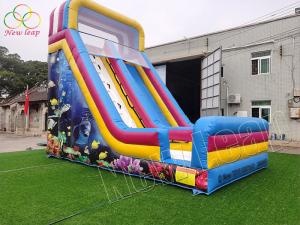 Bouncy slide inflatables factory